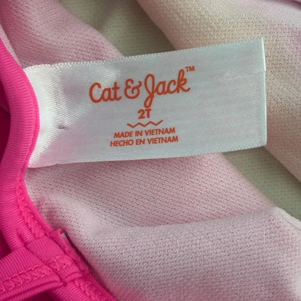 Cat&Jack Colorful Striped Swimsuit NWOT